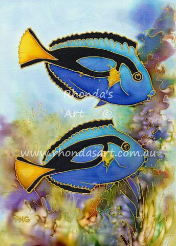Two Blue Tangs